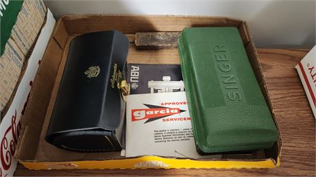 Ambassadeur 6000 Fishing Reel With Case & Miscellaneous Collectable Items