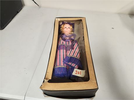 Vintage doll in box