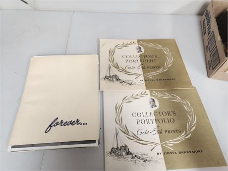 Vintage Photos & Gold Etched Prints
