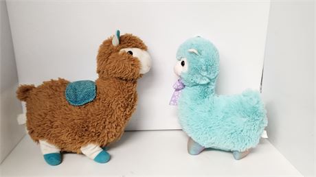 2 Llama Plush Toys