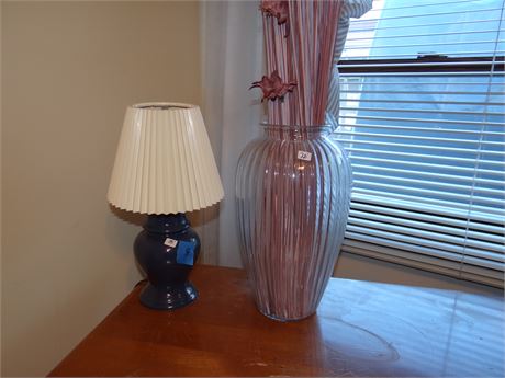 Lamp and Vase