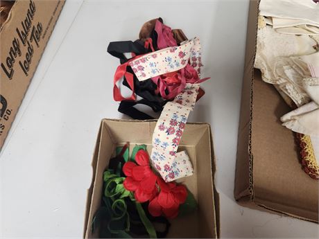 Gloves, hair ties, and doilies