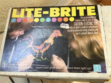 Lite Bright Vintage Toy