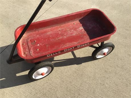 Child's Red Wagon