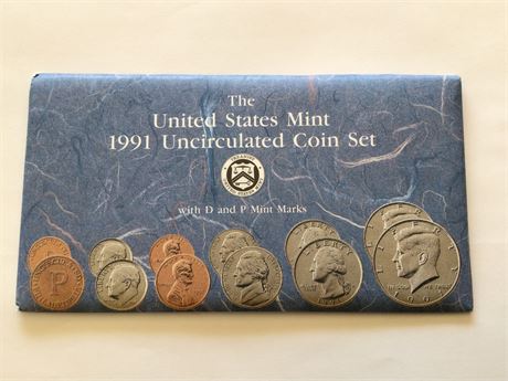1991 United States Uncirculated Coin Set