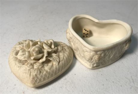 Heart-Shaped Keepsake Box