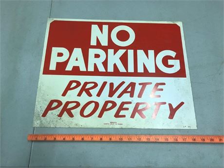 No Parking Private Property Sign (#2)