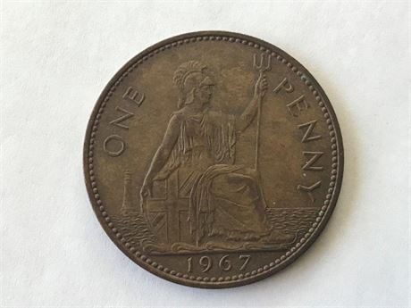 1967 Britain One Penny