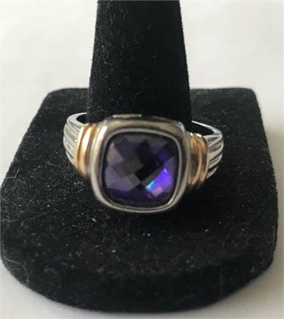 Stamped 925 CZ China Size 8.75 Ring