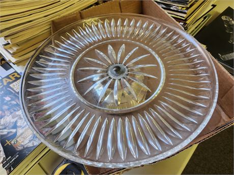 Glass Cake Tray