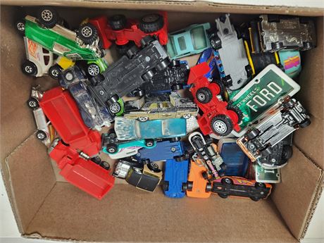 Lot of toy cars