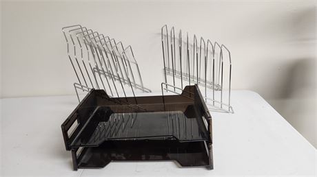 Lot Of Organizer Racks