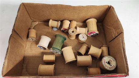 Wood Thread Spools