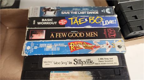 Lot Of VHS Tapes