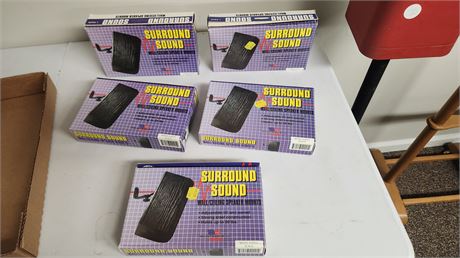 5 Surround Sound Wall/Ceiling Speaker Mounts