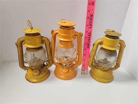 3 Vintage Lanterns