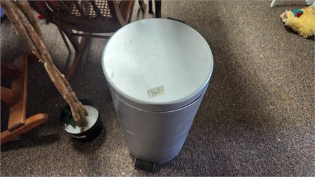 Metal Trash Can
