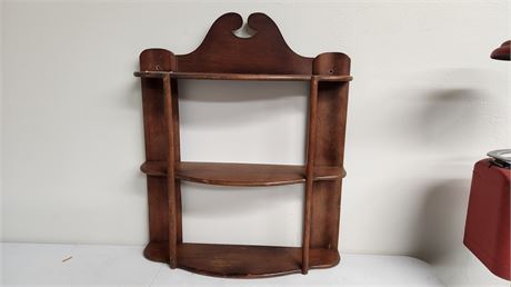 Small Wood Display Shelf