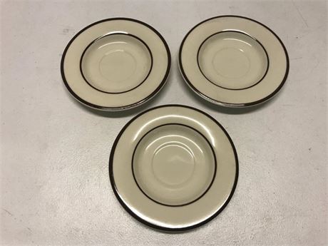 Permastone Stoneware Brown Plates