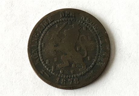 1878 Netherlands 1 Cent