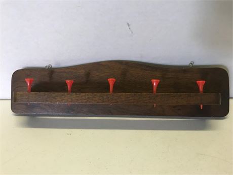 Golf Themed Wall Hat Rack