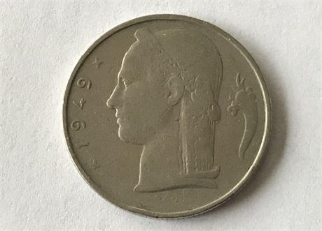 1949 Belgium 5 Francs
