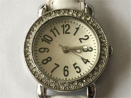 Merona All White Watch