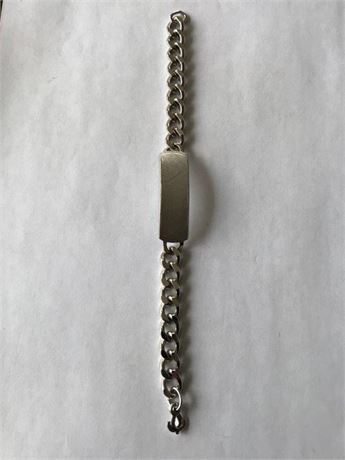 Stamped Anson 1/10 Silver Overlay Bracelet
