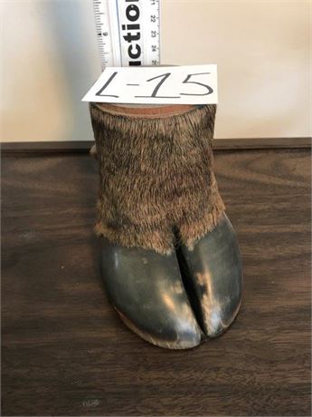 Cow Hoof Pencil Holder