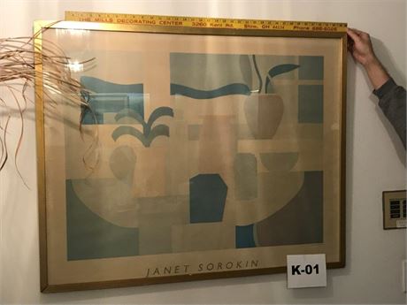 Framed Janet Sorokin Art