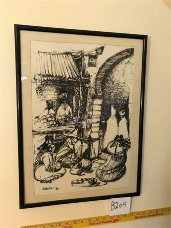 Framed Black & White Art