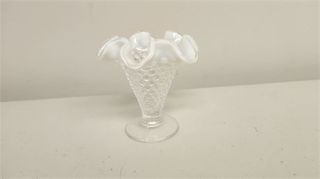 Fenton Opalescent Hobnail Vase