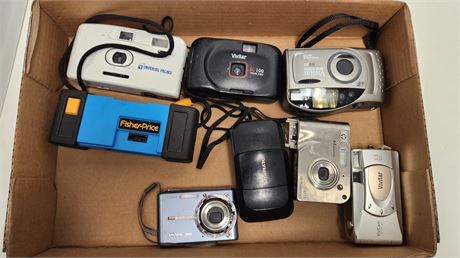 Lot Of Various Cameras