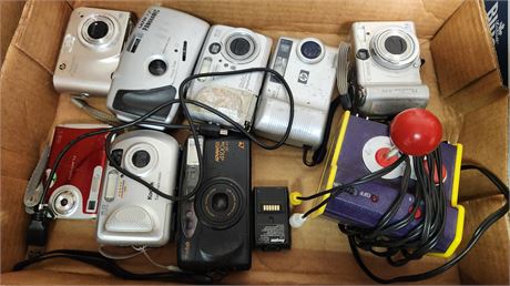 Lot Of Various Cameras
