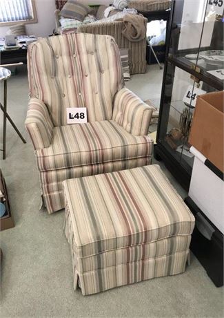 Chair & Ottoman