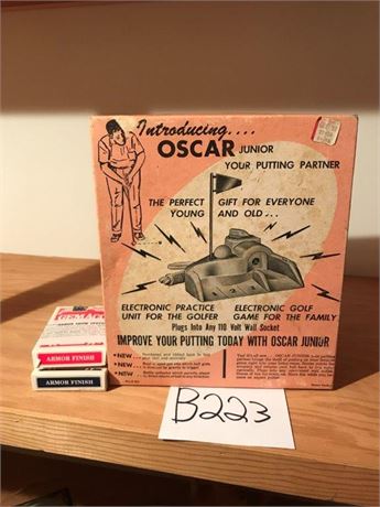 Putting Machine & Playing Cards