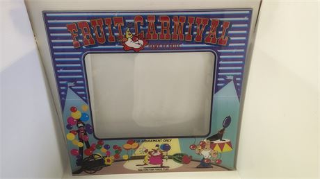 Fruit Carnival Skill game Front Glass Advertisement