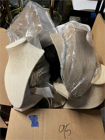Jewelry Display Bust Lot (different Sizes, 10)