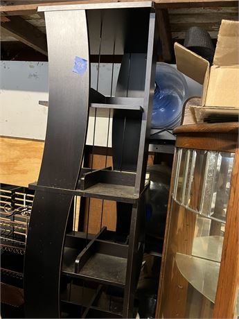 Lazy Suzan Black Shelving