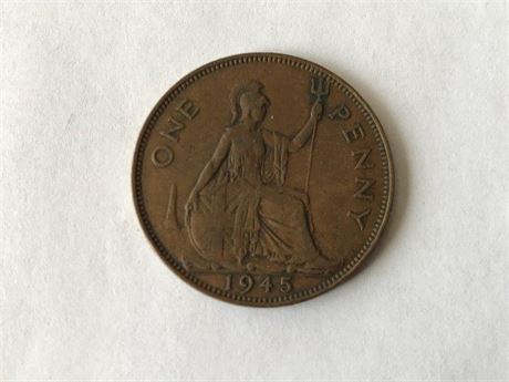 1945 Great Britain One Penny