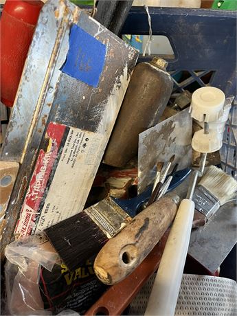 Plaster, Paint Brush Lot