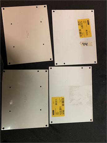 4pc Porcelain steel plate 7" x 9" project or crafts