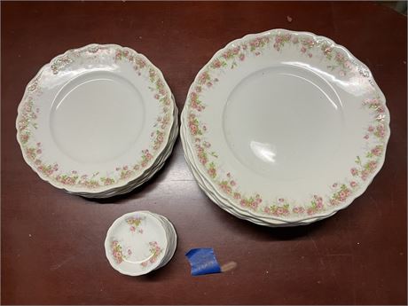 Dish Set, Royal Basset Porcelain, England