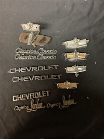 Vintage Chevy Auto Emblems