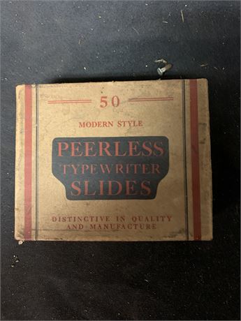 50 Modern Style Peerless Typewriter Slides  By Kansas City Slide Company