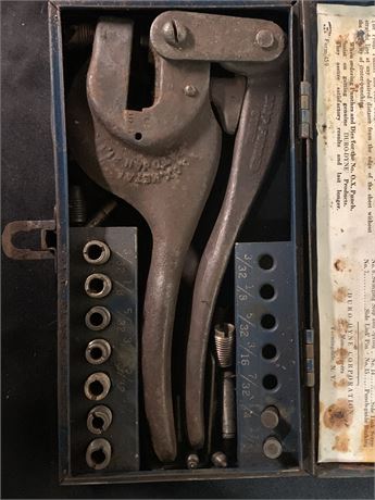 Duro-Dyne No. O. X. Metal Punch Kit