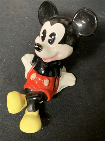 Vintage Walt Disney Ceramic Mickey Mouse Figurine