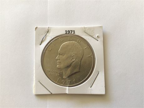 1971 Eisenhower Dollar Coin