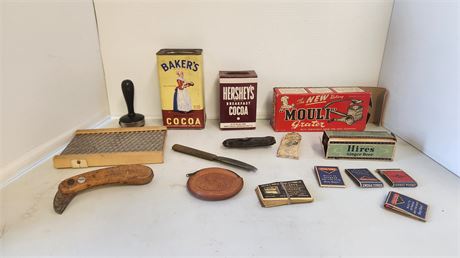 Lot Of Vintage Advertisement Items