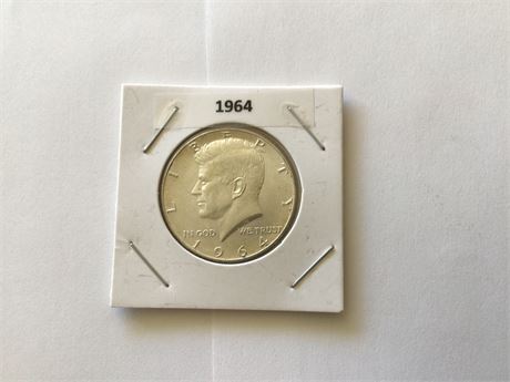 1964 Kennedy 1/2 Dollar - Silver